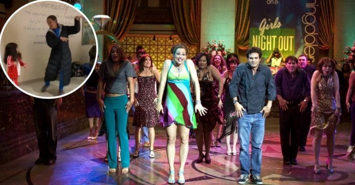 Jennifer Garner recreates 13 going on 30 dance