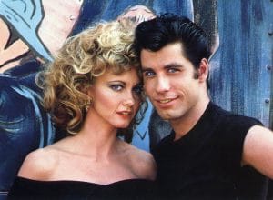John Travolta had one of the most famous iterations of the elephant trunk style in 1978's Grease