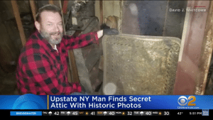 One building held a surprise attic loaded with priceless historical photos