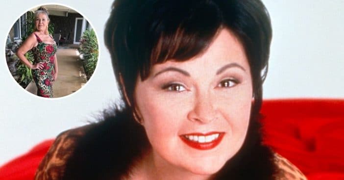 Roseanne Barr shares photos in leopard print dress