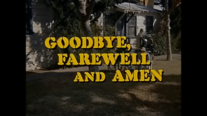 This special goodbye got its own on-screen title when the finale of MASH aired with high viewership