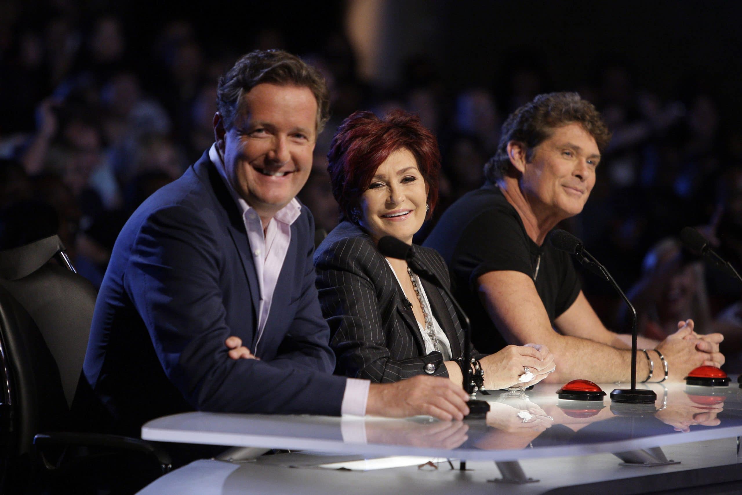 AMERICA'S GOT TALENT, judges Piers Morgan, Sharon Osbourne, David Hasselhoff