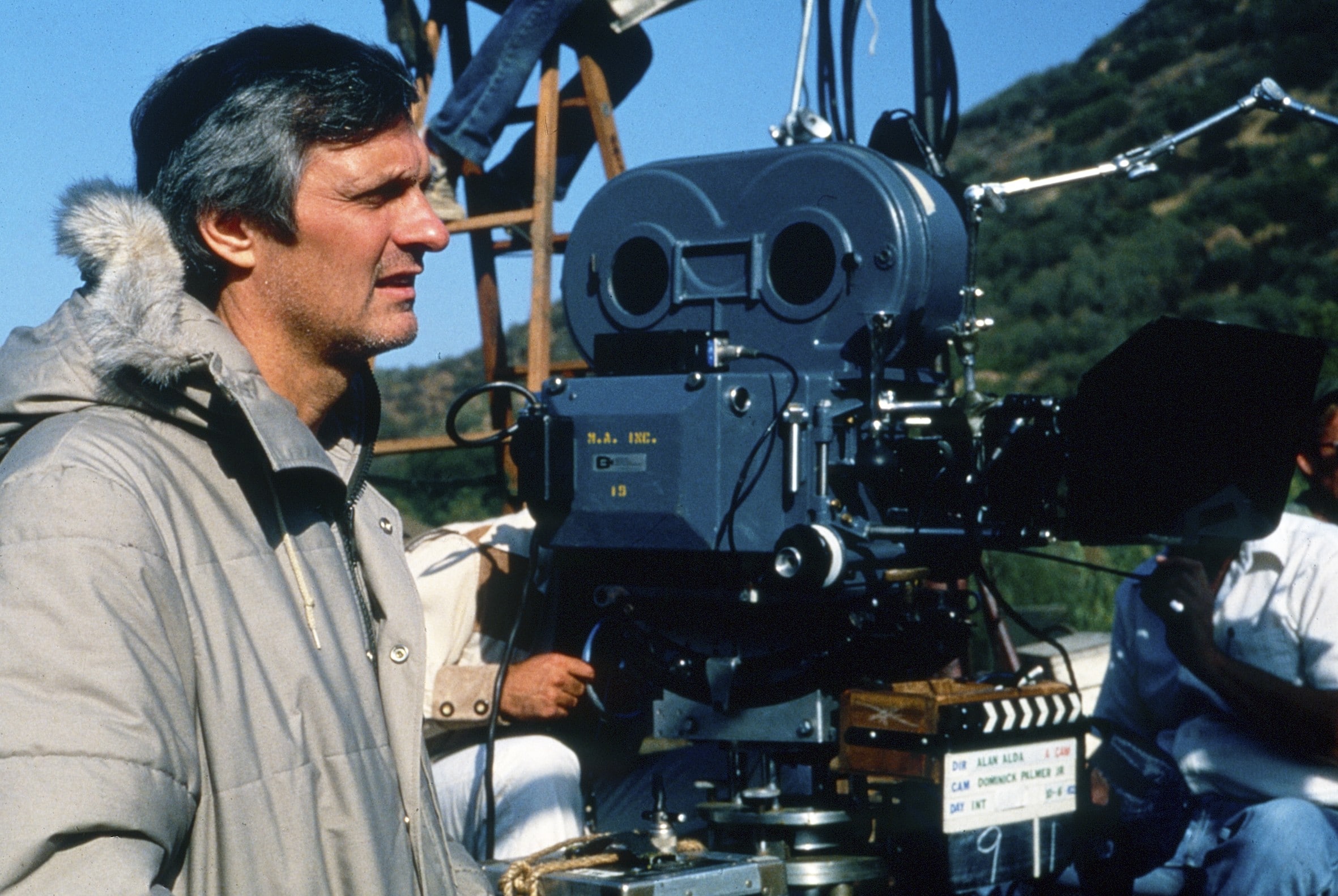 MASH, (aka M*A*S*H*), director Alan Alda, on set