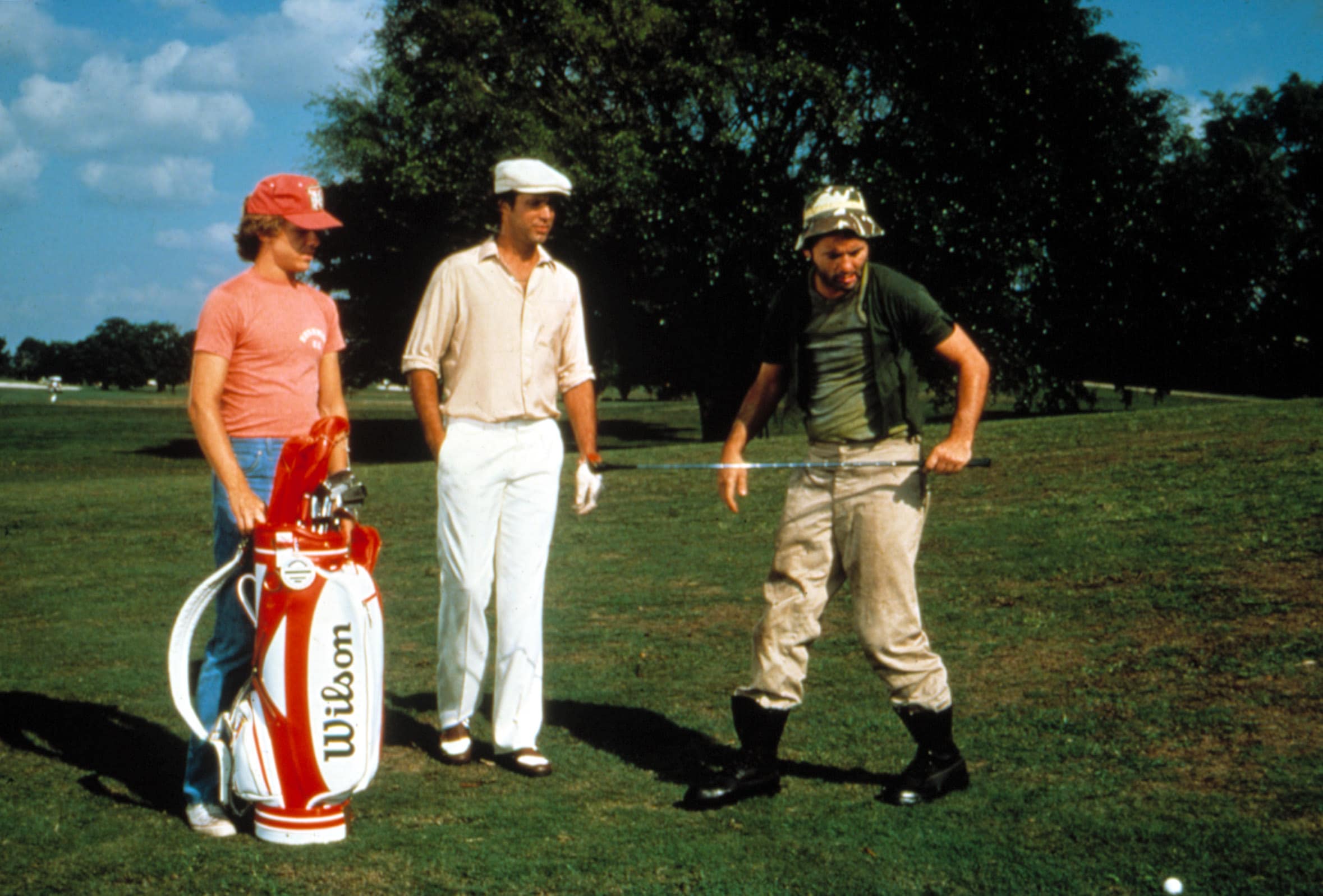 CADDYSHACK, Michael O'Keefe, Chevy Chase, Bill Murray, 1980