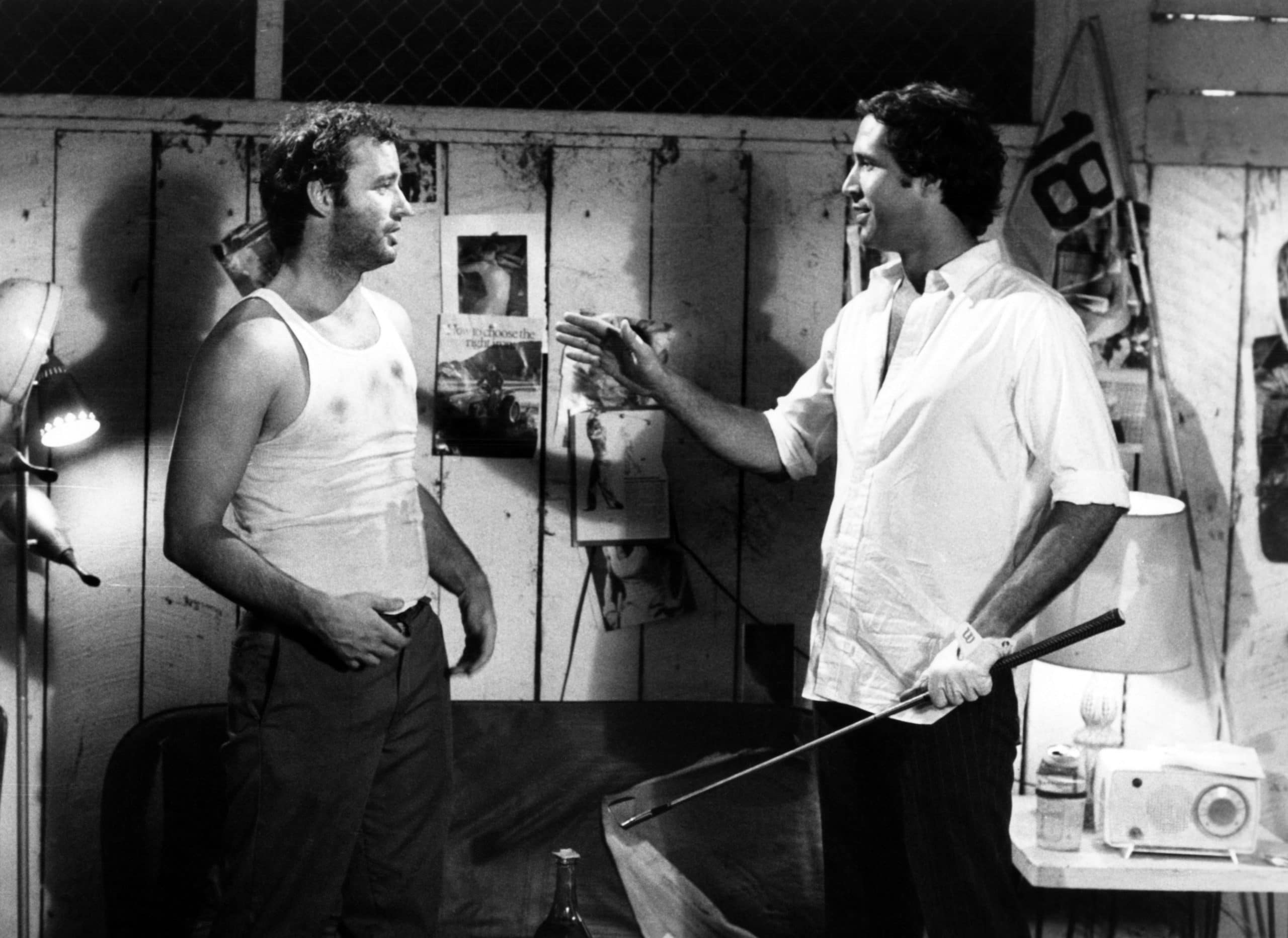 CADDYSHACK, Bill Murray, Chevy Chase, 1980