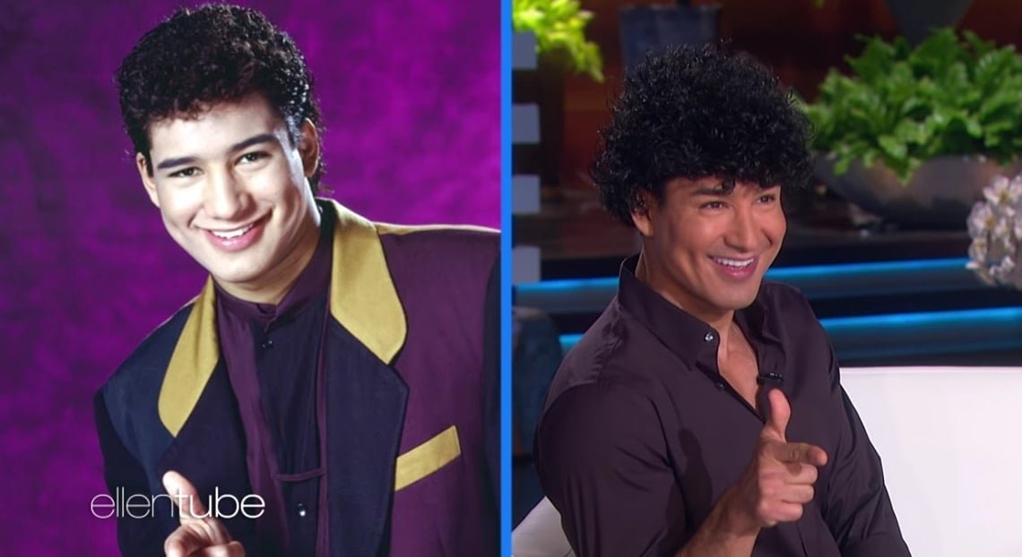 Mario Lopez recreates 'Saved by the Bell' hairstyle look