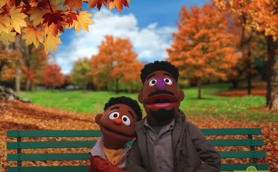 sesame street two black muppets discuss racial literacy wes elijah