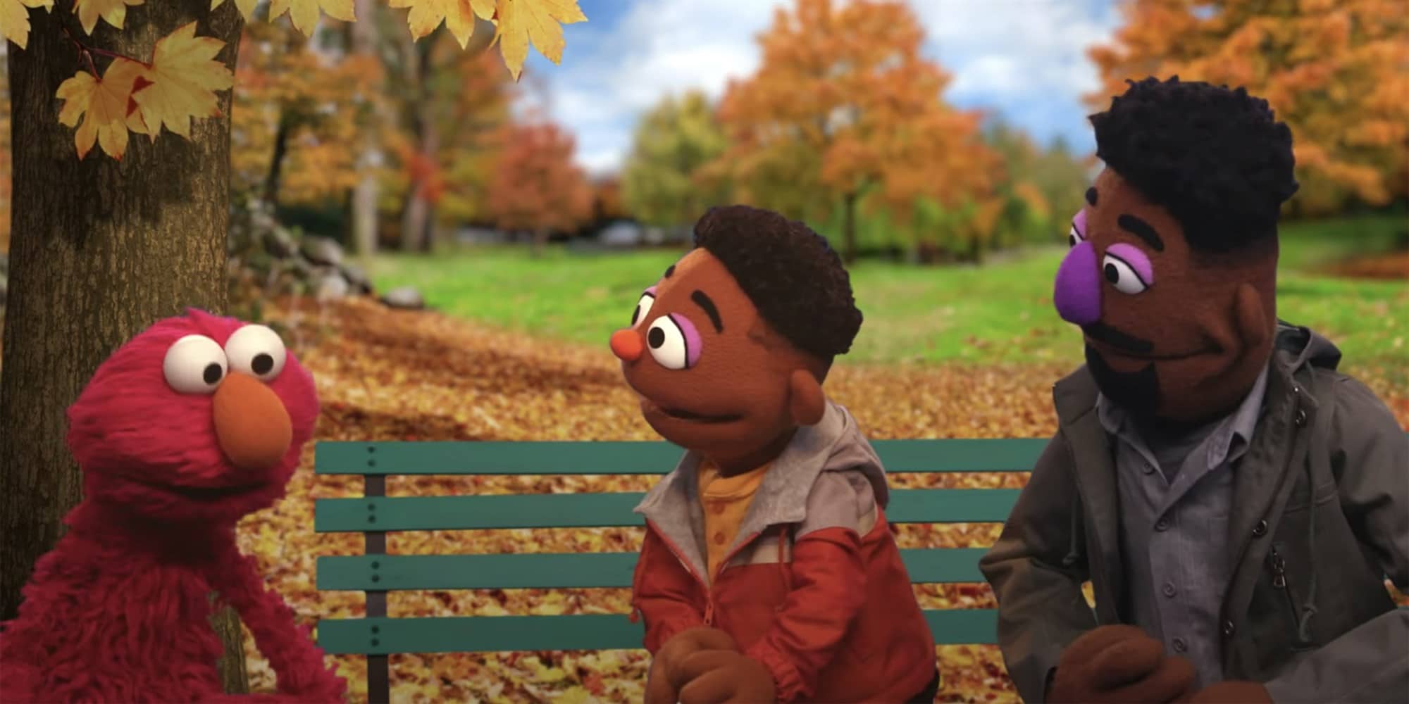 sesame street two black muppets discuss racial literacy