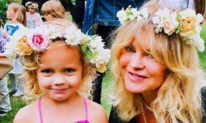 Goldie Hawn and her granddaughter