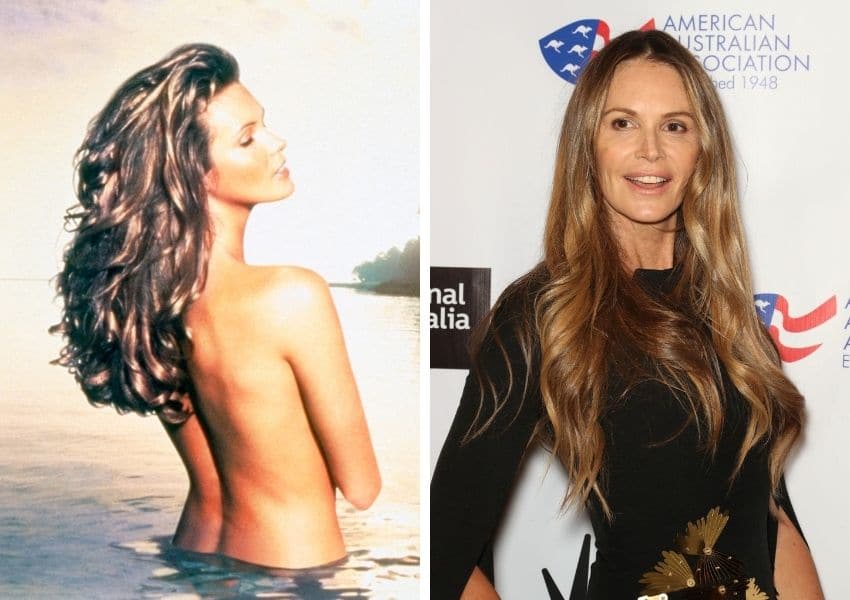 Elle Macpherson then and now super model 