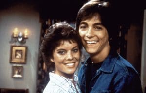 Erin Moran and Scott Baio as Joanie Cunningham and Chachi