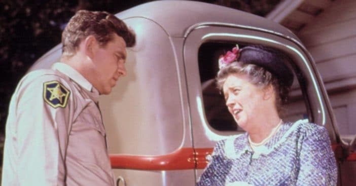 Frances Bavier was angry on the set of The Andy Griffith Show