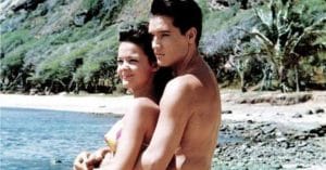 Joan Blackman and Elvis Presley