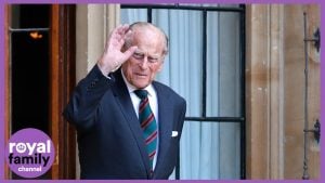 Just steps from Prince Philip's funeral, a woman was detained for appearing topless at an alleged protest and causing a disturbance