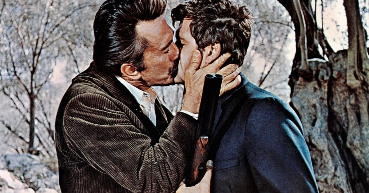 Actor Alex Cord Discusses Famous Kiss With Kirk Douglas In The Brotherhood Film