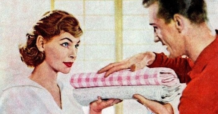 What society thought about men who did the housework