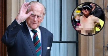 Woman charged with causing a disturbance during the duke's funeral