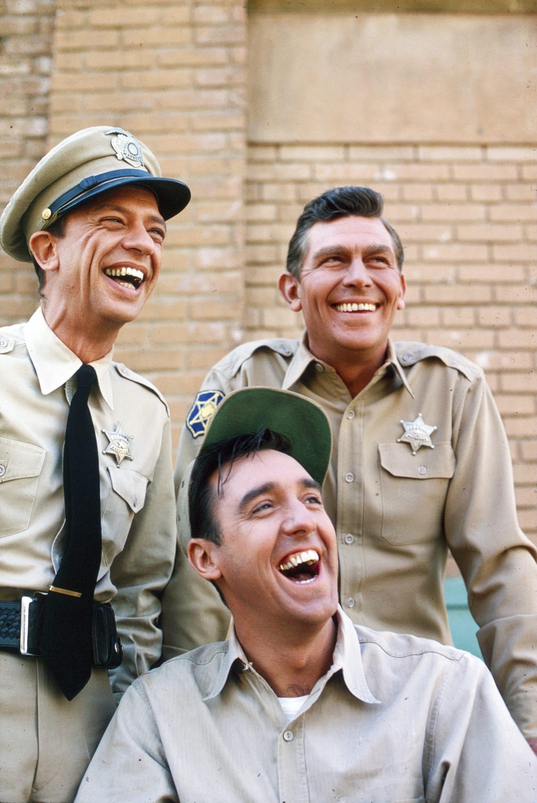 THE ANDY GRIFFITH SHOW, from left: Don Knotts, Jim Nabors, Andy Griffith, 1964