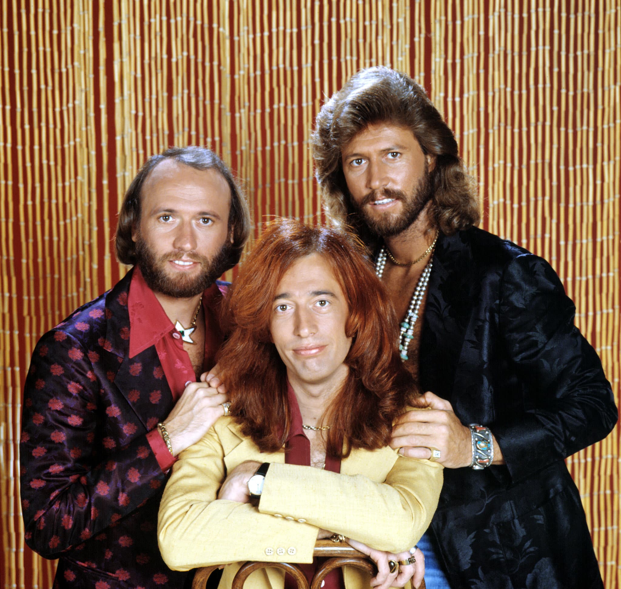 BEE GEES, Maurice Gibb, Robin Gibb, Barry Gibb, circa mid-1970s