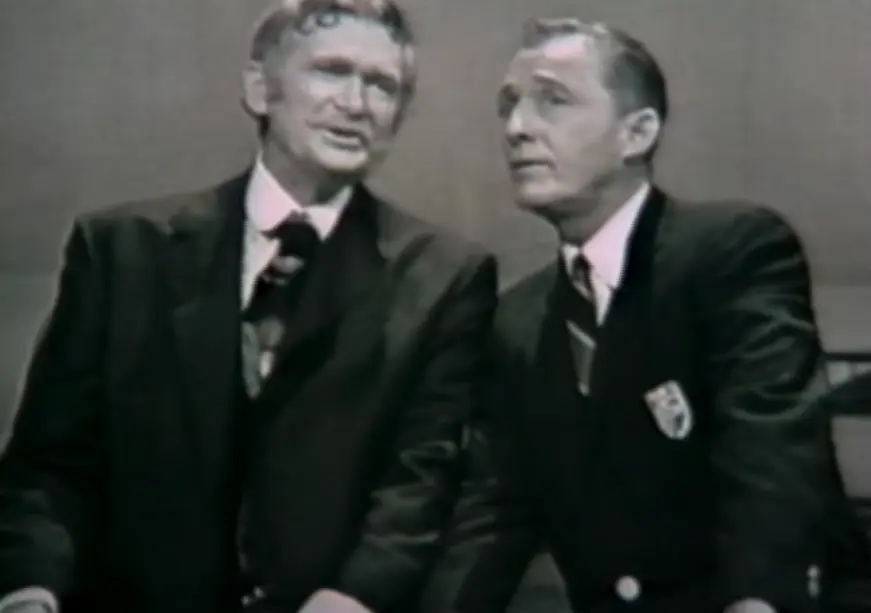 Buddy Ebsen and Bing Crosby