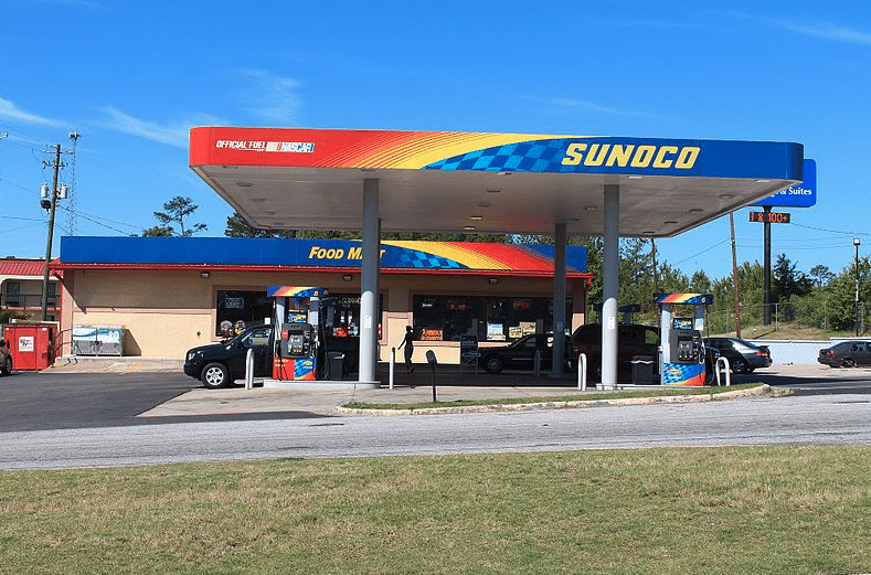 gas station