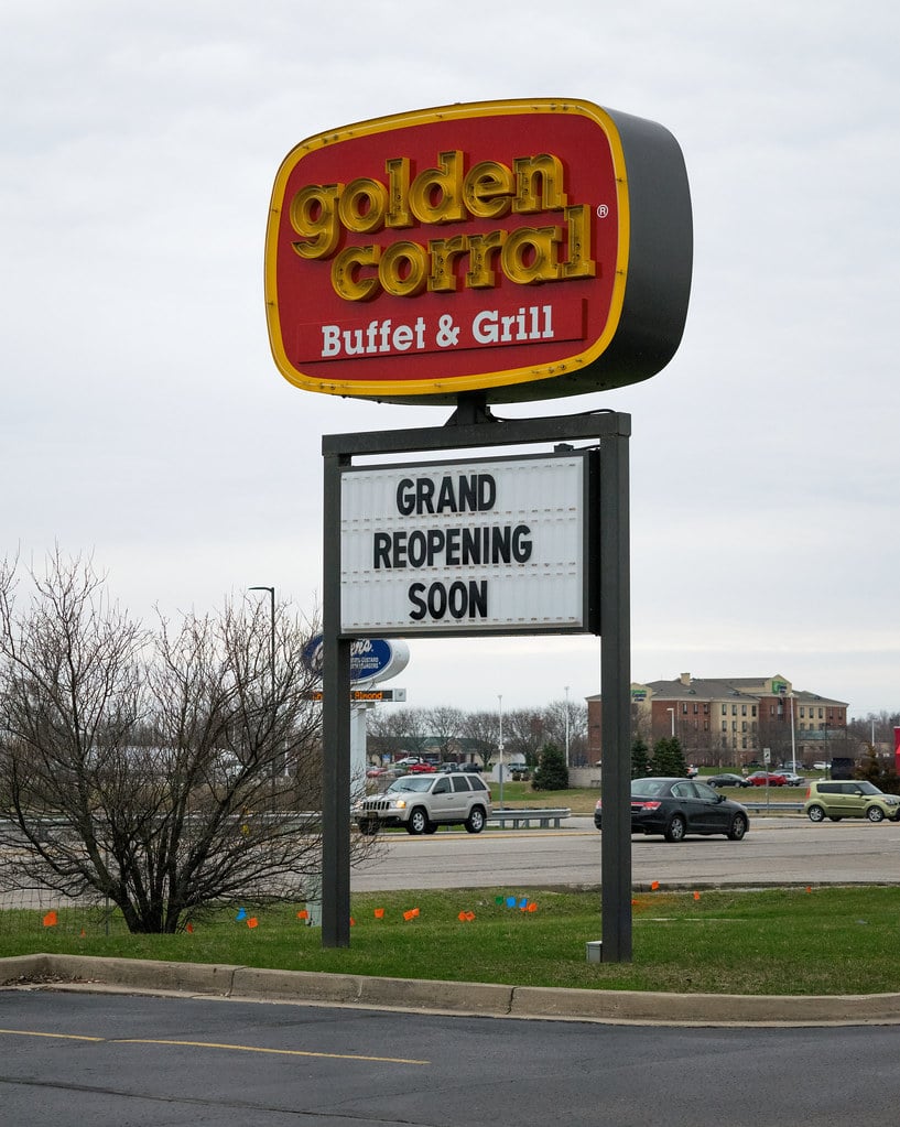 Golden Corral grand reopening