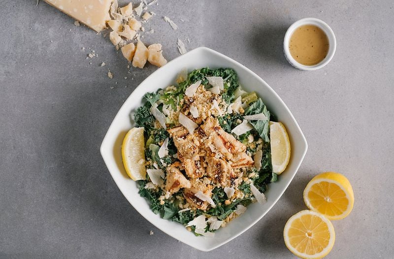 chick-fil-a's lemon kale caesar salad