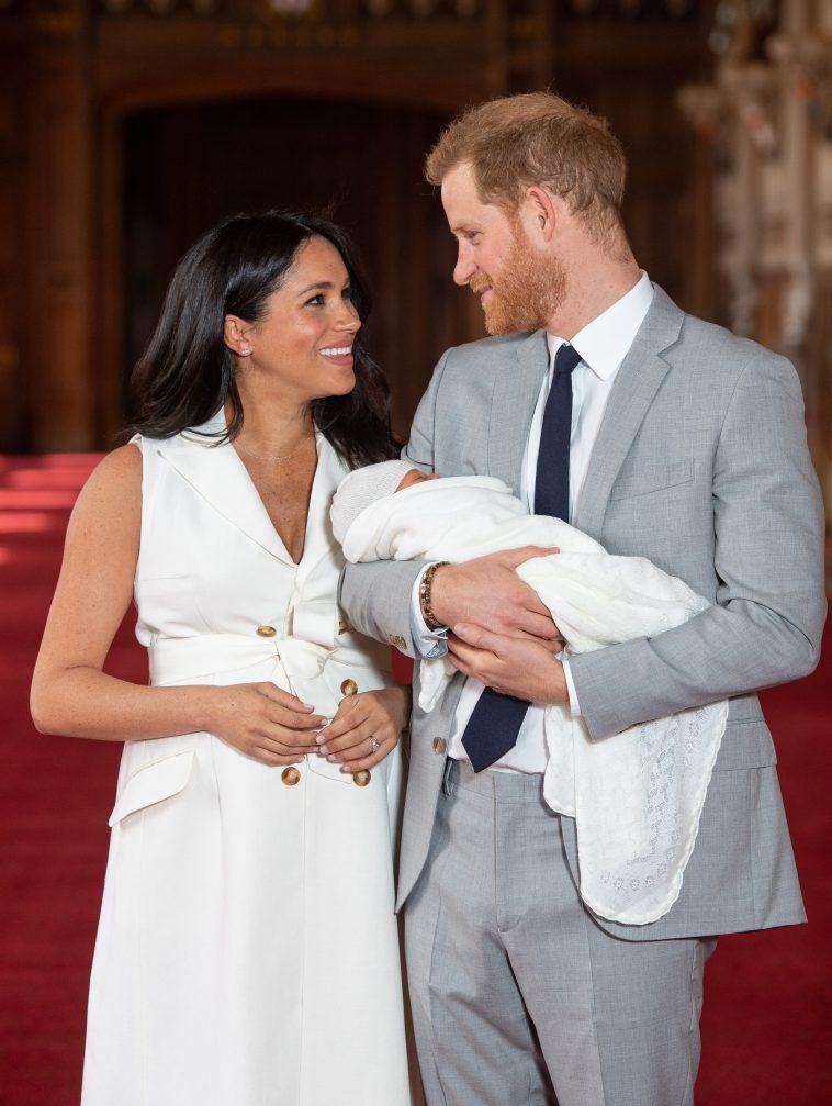 Prince Harry, Meghan Markle, and baby Archie
