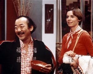 MR. T. AND TINA, Pat Morita, Susan Blanchard, 1976.