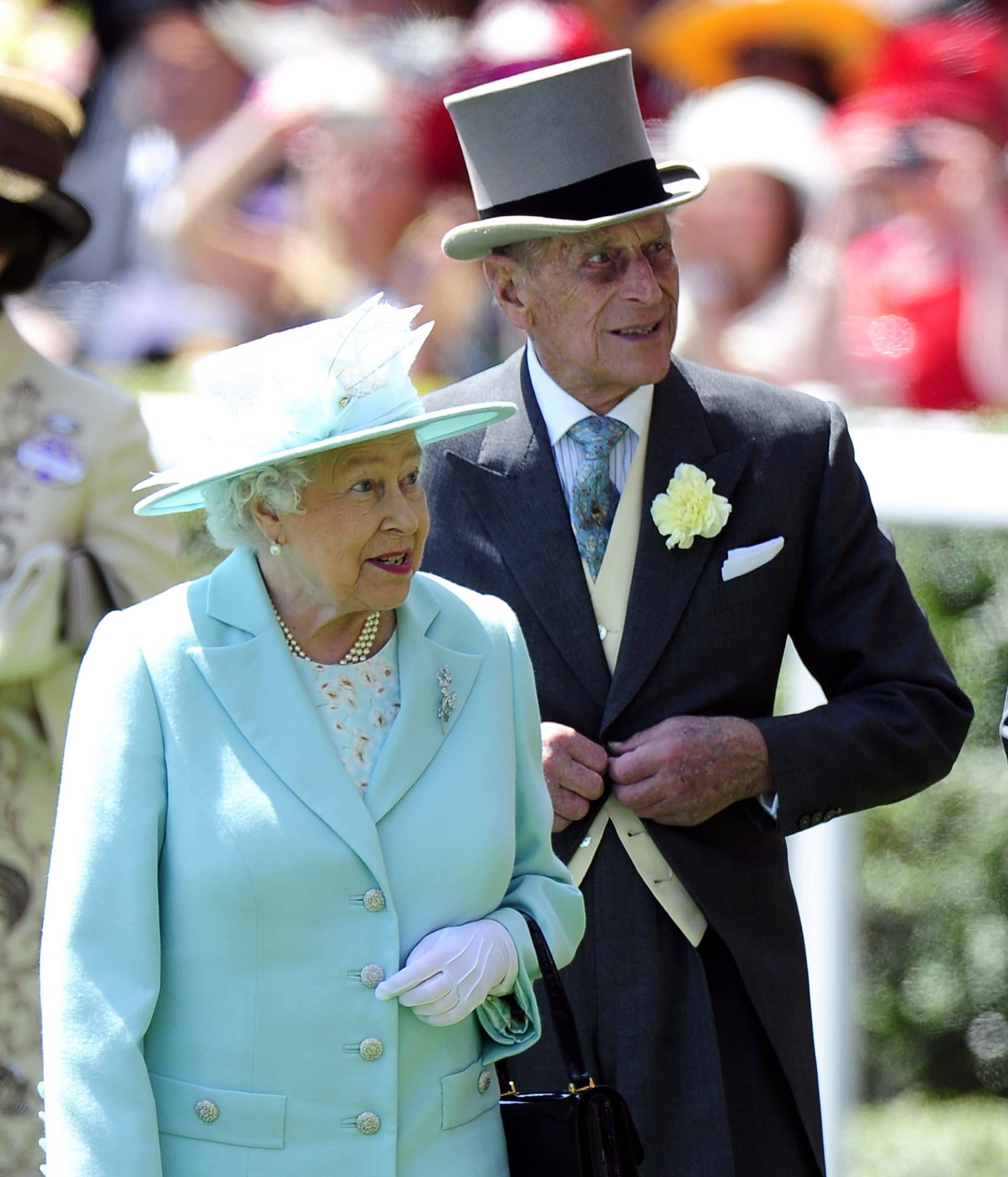 Queen Elizabeth II and Prince Philip, Duke of Edinburgh at Ladies Day