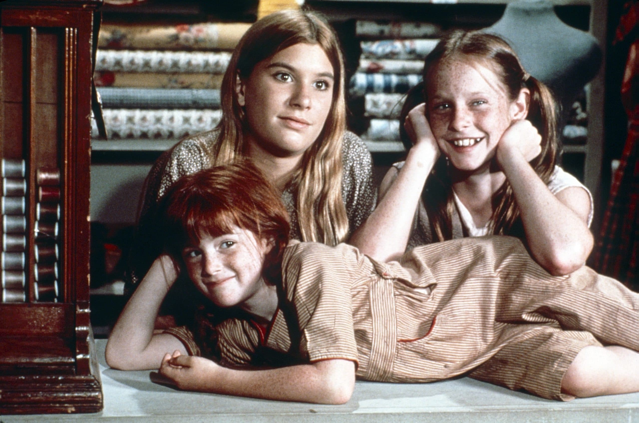 THE WALTONS, from left: Kami Cotler (front), Judy Norton, Mary Elizabeth McDonough