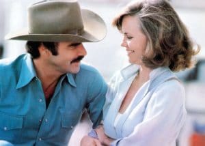 Burt Reynolds and Sally Field, the subject of an interview question by Oprah Winfrey years ago 