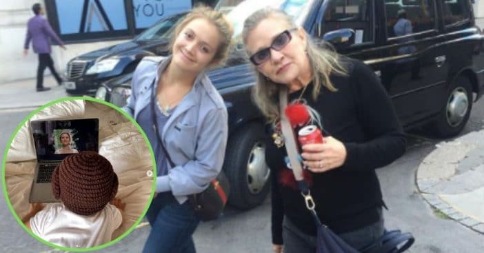 Carrie Fisher’s Grandson Celebrates May The Fourth With Mom Billie Lourd