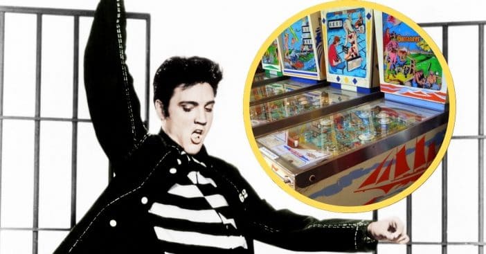 Elvis Presley was a pinball fan as long as he could win