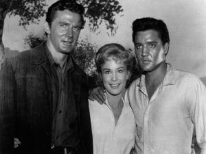 FLAMING STAR, Steve Forrest, Barbara Eden, Elvis Presley,