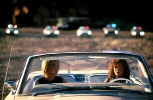 Susan Sarandon and Geena Davis in Thelma and Louise