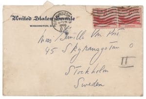 The letters bore official U.S. government letterhead