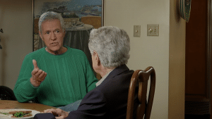 Trebek asked Philbin to discuss his career and the cultural impact of game shows