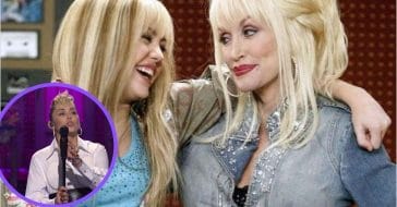Miley Cyrus honored her godmother Dolly Parton