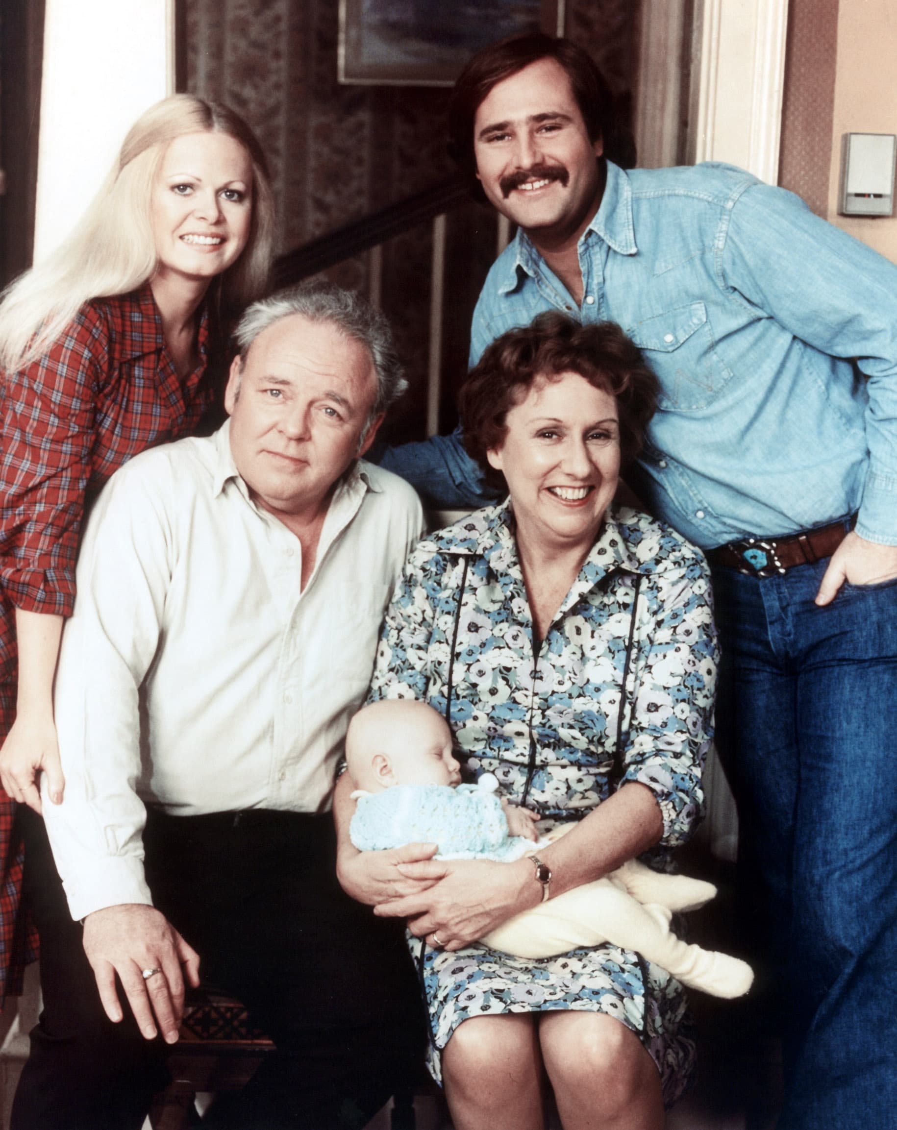 ALL IN THE FAMILY, Sally Struthers, Carroll O'Connor, Jean Stapleton, Rob Reiner, 1971-1983