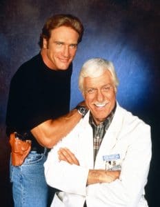 DIAGNOSIS MURDER, from left: Barry Van Dyke, Dick Van Dyke