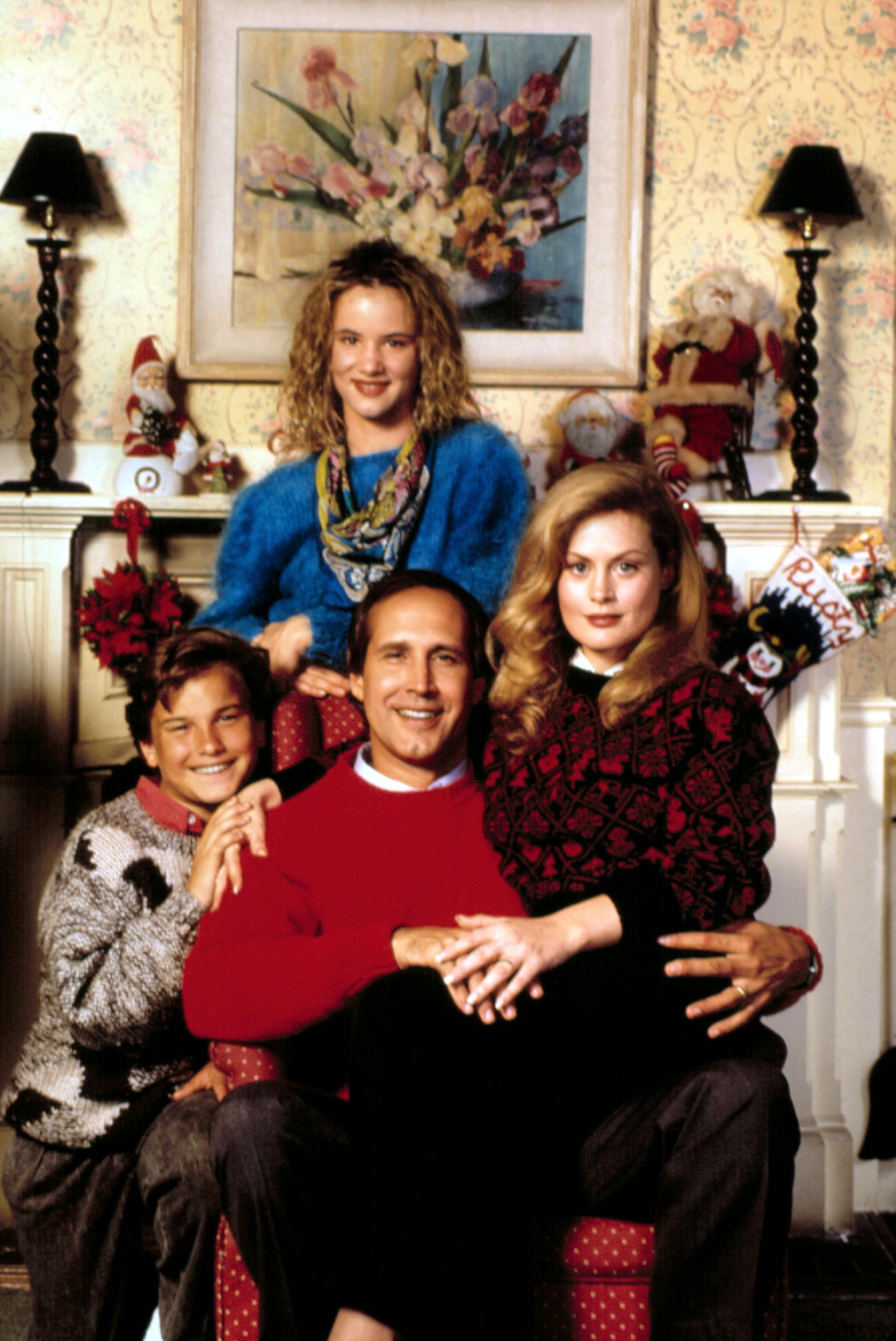 NATIONAL LAMPOON'S CHRISTMAS VACATION, Johnny Galecki, Juliette Lewis, Chevy Chase, Beverly D'Angelo, 1989 