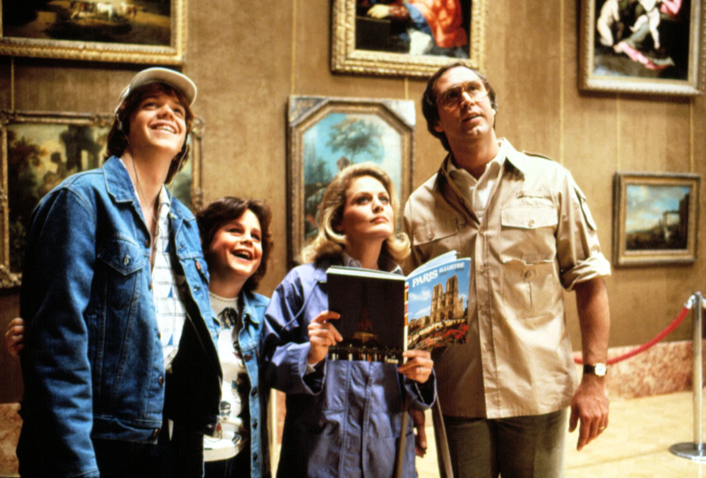 NATIONAL LAMPOON'S EUROPEAN VACATION, Jason Lively, Dana Hill, Beverly D'Angelo, Chevy Chase, 1985