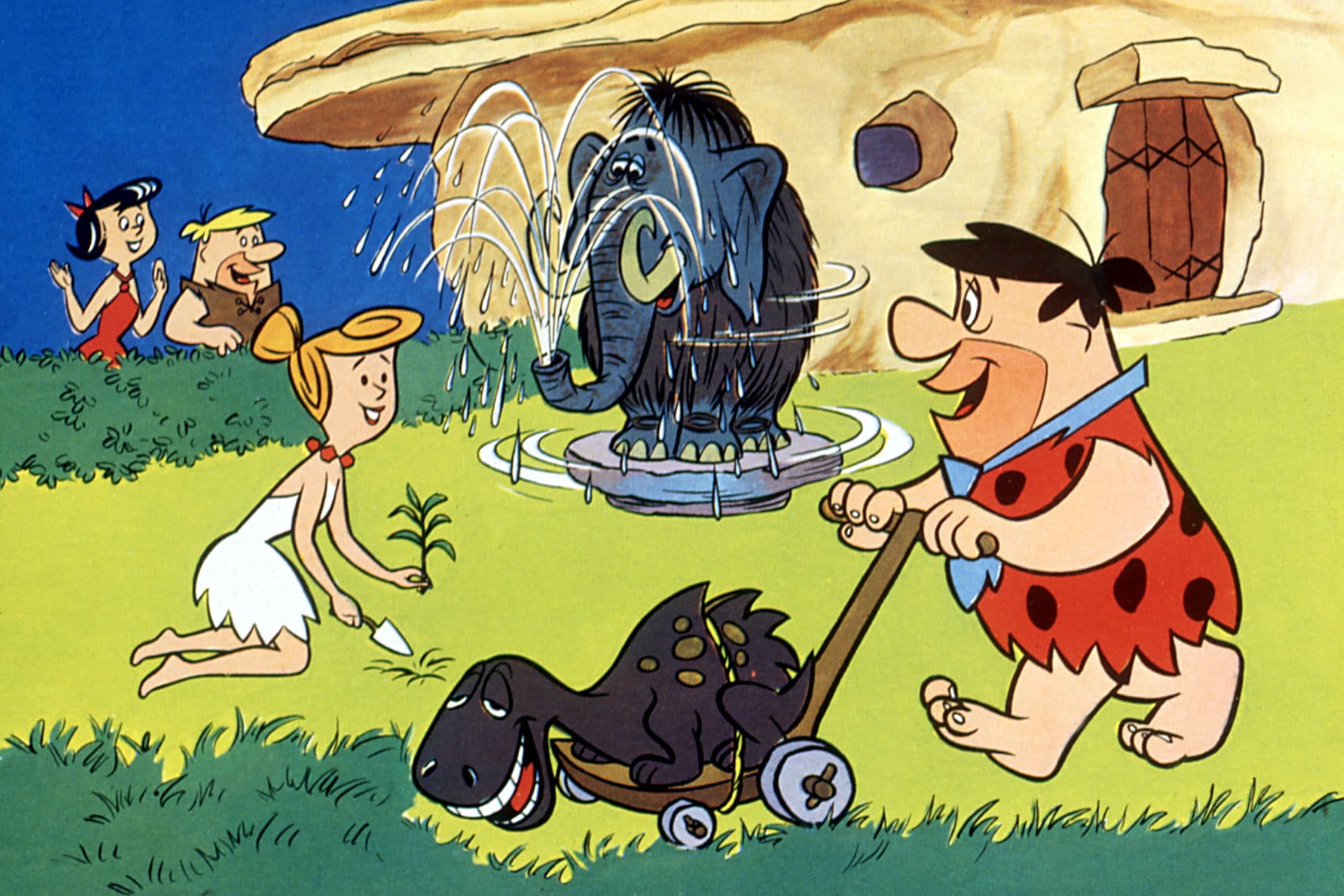 FLINTSTONES, Betty Rubble, Barney Rubble, Wilma Flintstone, Fred Flintstone, 1960-1966