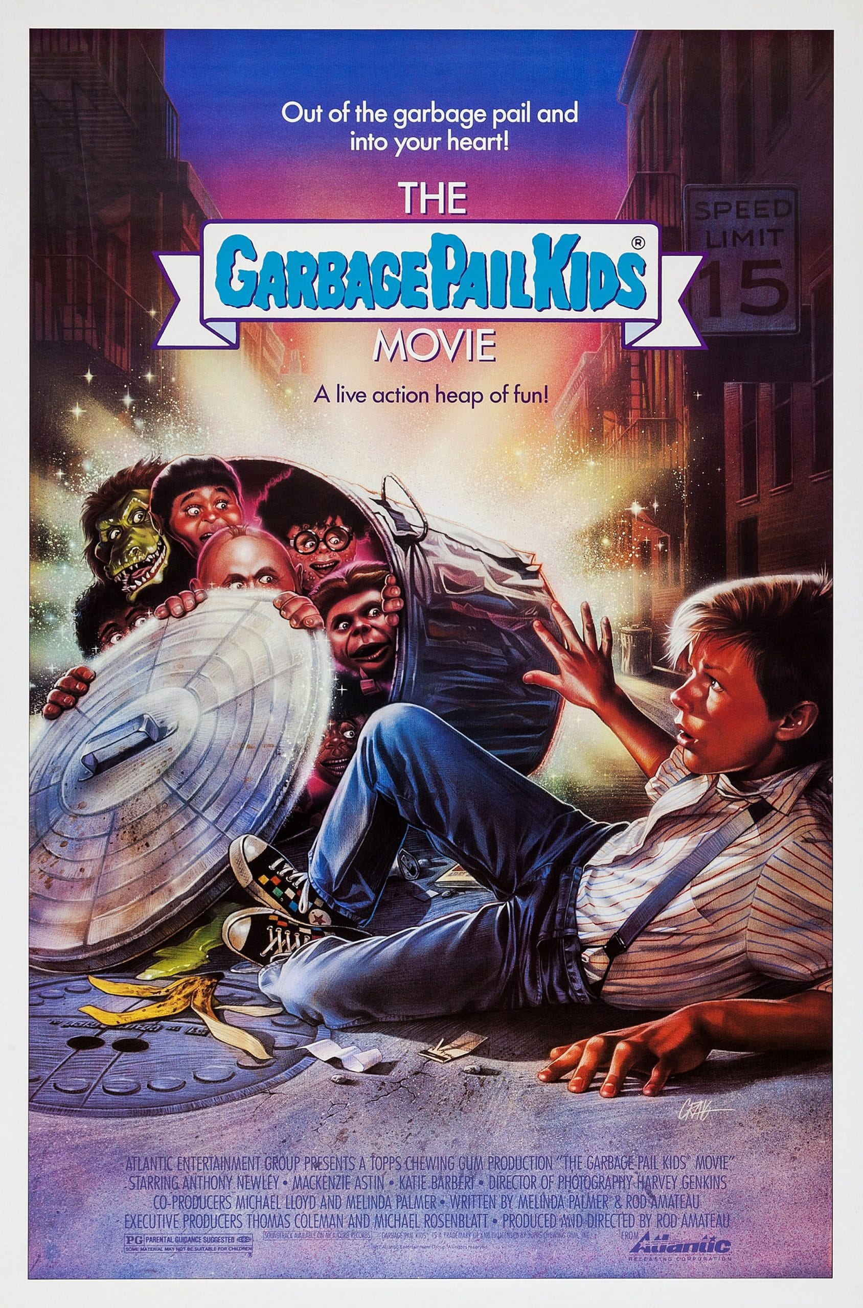 THE GARBAGE PAIL KIDS MOVIE, US poster art, Mackenzie Astin