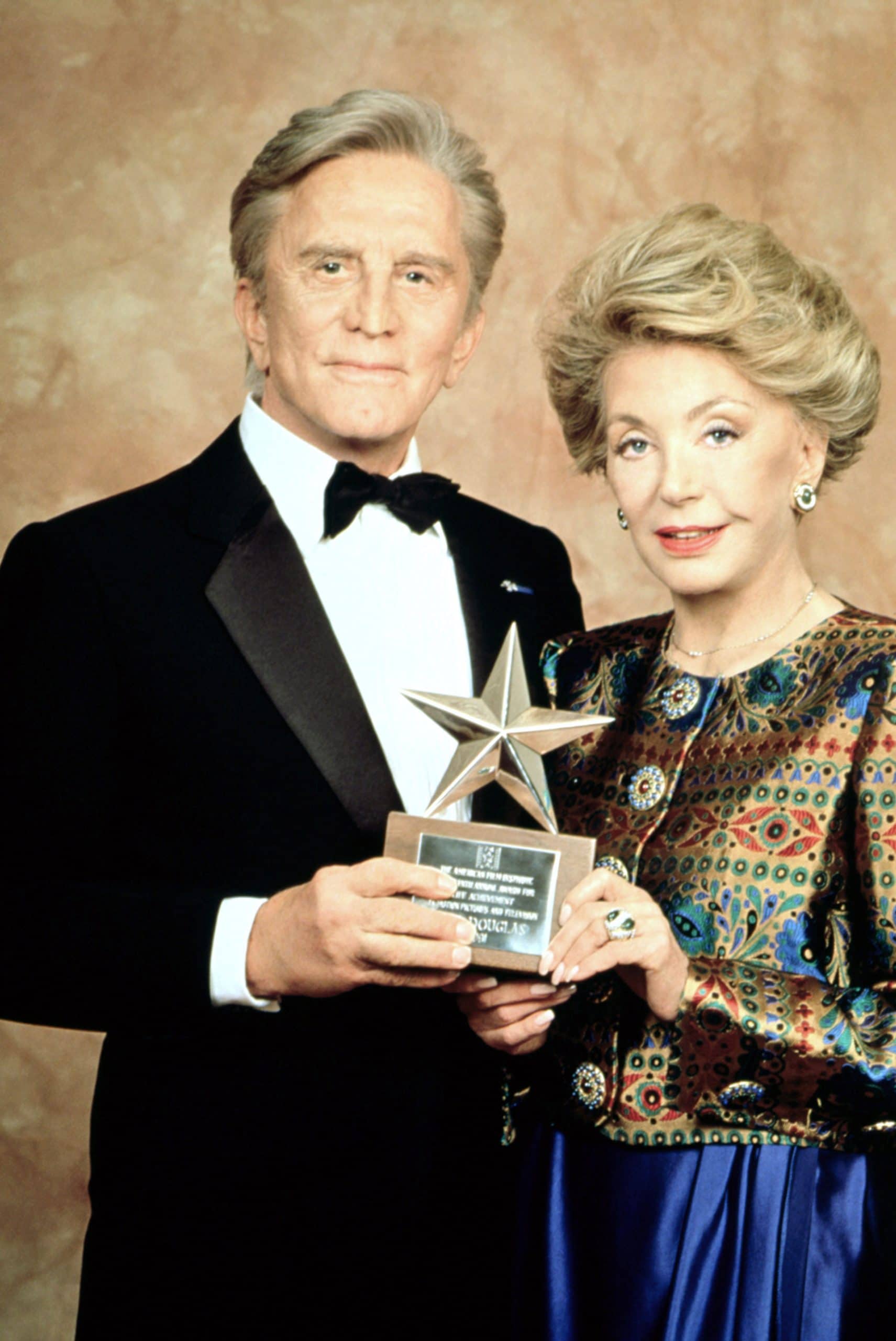 AFI SALUTE TO KIRK DOUGLAS, Kirk Douglas, Anne Buydens, 1991