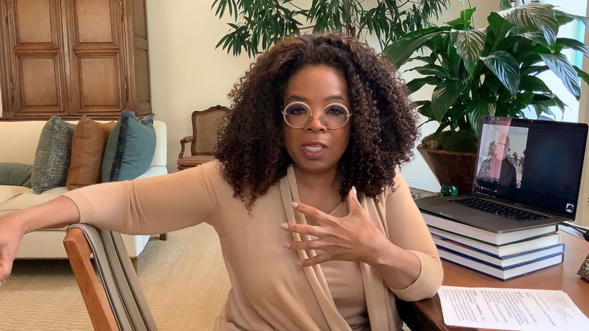 OPRAH TALKS COVID-19, Oprah Winfrey, 'Pastor Wintley Phipps'