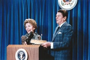 U.S. President Ronald Reagan