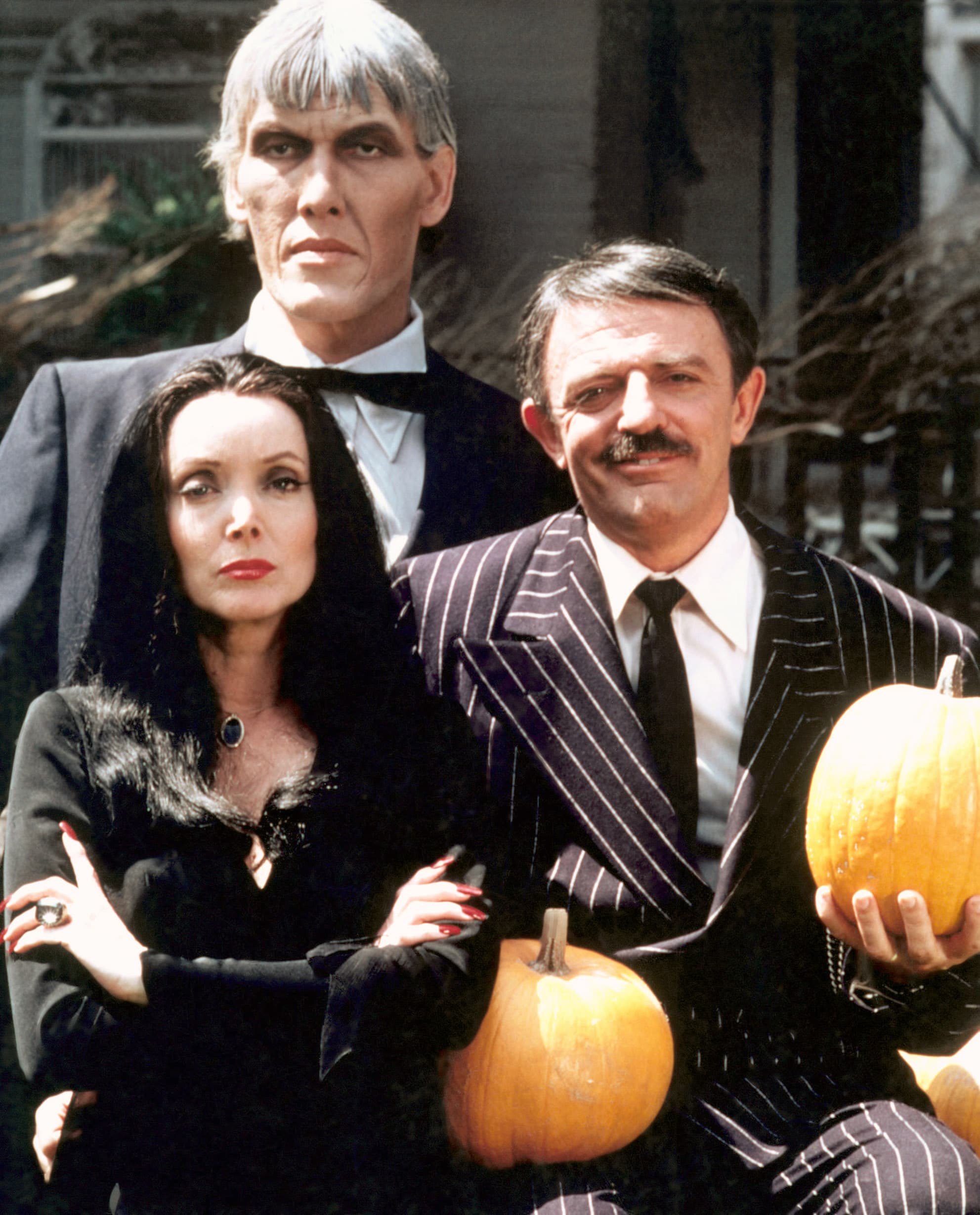 THE ADDAMS FAMILY, (clockwise from top): Ted Cassidy, John Astin, Carolyn Jones, 1964-66