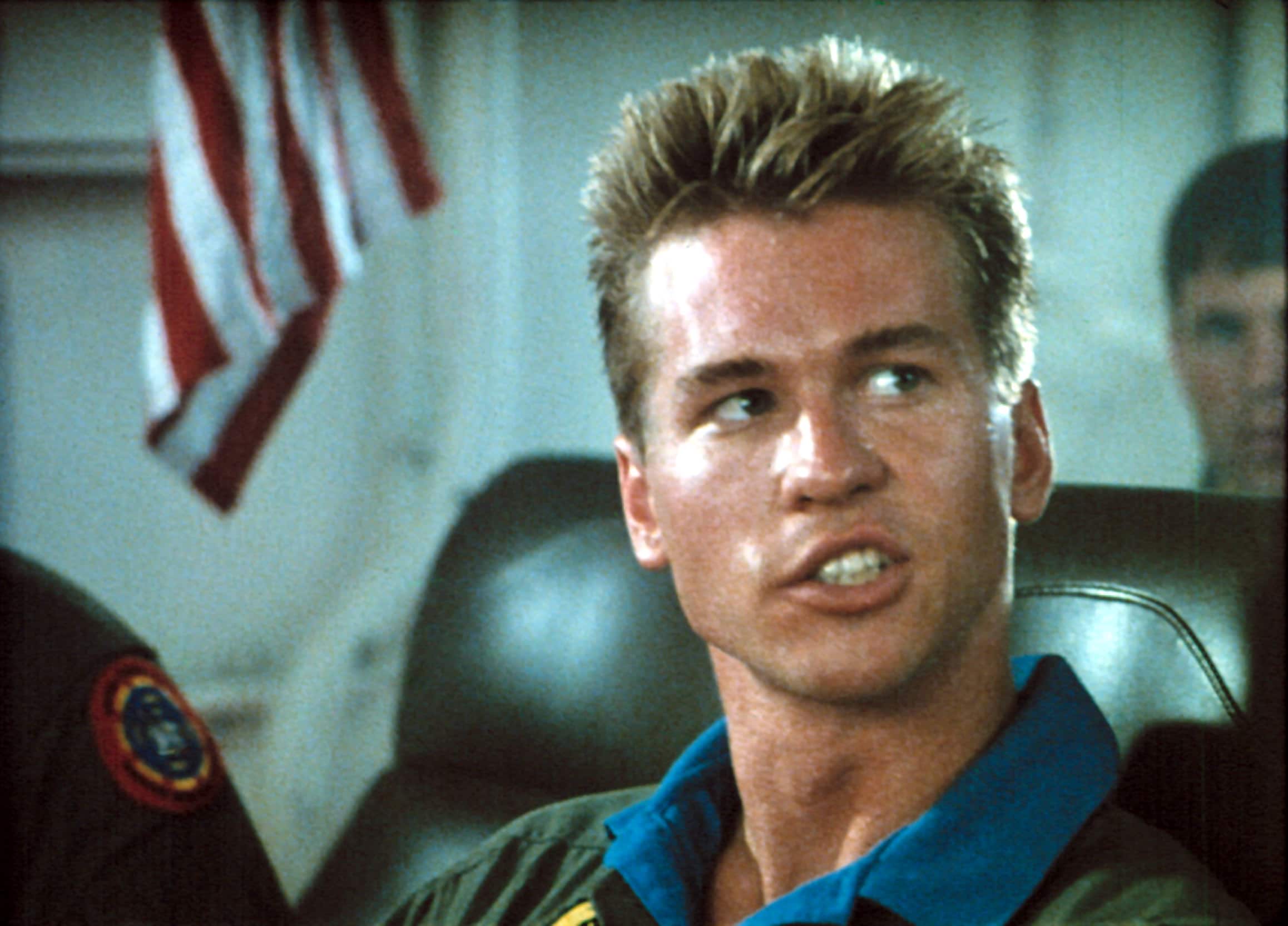 Val Kilmer as iceman in top gun